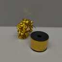 24 PCS Balloon Weights Metallic Anchor, Balloon Holder Heavy Weights with and 1 Roll Iridescent Crimped Ribbon for Balloons Table Party Favor Birthday Decor(Gold)