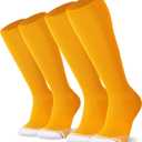 FITRELL 2/3 Pack Baseball Soccer Softball Socks for Kids Youth Men & Women Over-the-Calf Knee High Socks 