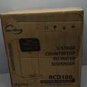 iSpring RCD100 5-Stage Countertop Reverse Osmosis System, Instant Hot RO Water Dispenser with UV, 2.5:1 Pure to Drain, 100 GPD Portable Water Filtration System, 4 Temperature Options, Plug and Play