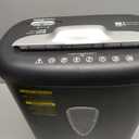 Amazon Basics 8-Sheet High Security Cross Cut Paper and Credit Card Shredder with P-4 Security, Auto Shut-off, Black