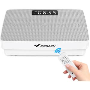 MERACH Vibration Plate Exercise Machine, Mini Vibrating Plate Machine for Women Men, Full Body Vibration Platform, Exercise Equipment for Home