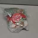 10 Pieces Embroidered Felt Christmas Ornaments Felt Cookies Ornament with Beads 3D Christmas Tree Gingerbread Man Wreath Stars Snowman Hanging Decoration for Xmas Holiday Party Toy