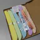 Pastel Paper Flowers, 12 Pcs Paper Flowers Decorations for Pastel Party Decor, 6 Inch, 12 Inch Crepe Paper Flower for Wedding, Party, Baby, Bridal Shower, Nursery Wall Decor, Bulletin Board (Pink Blue Green)