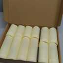 Enido Flameless Candles Led Candles Pack of 12 Battery Candles (D2.15'' x H4''5''6'') Waterproof Outdoor Indoor Candles with 10-Key Remotes and Cycling 24 Hours Timer (Plastic)