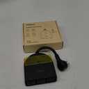 Outdoor Smart Plug Waterproof, TESSAN WiFi Smart Outlet Switch with 3 Individual Sockets Compatible with Alexa Google Home, Remote Control and Timer Function, 2.4GHz Wi-Fi Only (Frosted Black)