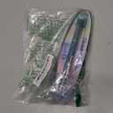 WRITECH Clictek Fountain Pen Set: Retractable Style Blue Ink Medium Nib Transparent Barrel, Includes 5 Ink Cartridges for Gift Set, Smooth Writing No Leaking (Green)