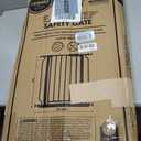 Regalo Safety 29-38.5" Baby Gate for Doorways & Bottom of Stairs, Pressure Mounted Baby Gate with Door for Babies, Toddlers & Pets, Tested & Safe for 30 Years, American Designed, American Owned, White