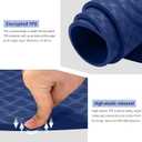 20mm Jump Rope Mat Fitness Exercise Mat Durable, Non-Slip, Workout Mats with Jump Rope & Carrying Bag for Home Gym Flooring (55"x 24")