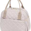 CAMTOP Lunch Box for Women Men Insulated Lunch Bag Lunch Tote Bag Leakproof Thermal Cooler Large Capacity for Travel Work School Picnic (Khaki)