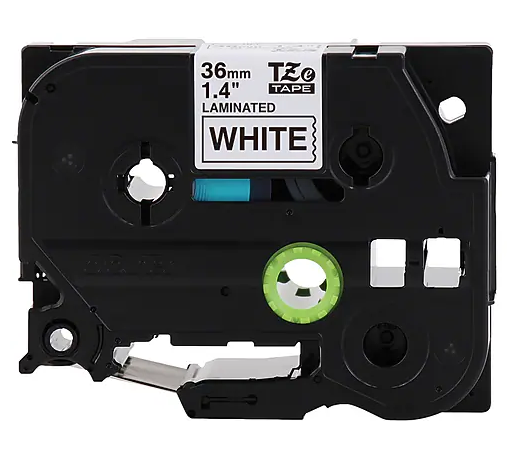 3-Pack Brother P-touch TZe-M261 Label Maker Tape, 1.42"W, Black on Matte White