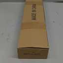 Small Curtain Rod Black Adjustable 16 to 48 Inch, Single Wall Mount Kitchen Bathroom Small Windows Iron Construction with Bracket Set Contemporary Modern Style