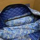 American Mahjong Game Set, 166 Blue Tiles (1.2), 4 All-in-One Color Rack/Pushers & Drawstring Bag, Complete Mahjong Sets with Blue Printed Carrying Bag and Mahjong Tile Set Accessories