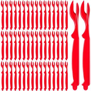 50Pcs Crab Legs Crackers, Crackers Picks Tools Crab Cracker and Tool for Lobster Crayfish, Easy Opener Shellfish Picks Knife, Seafood Tool