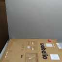 Babelio Baby Gate for Stairs, Kitchen & Doorways, No Bottom Bar| One-Handed Operation| Auto-Close| Hardware Mount (Drill Needed) Safety Dog/Pet Gate (Black - B17, 26-43" W, 28" H)