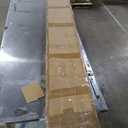 EaseLife 36 x 84 inch White Barn Door with 6.6FT Sliding Door Hardware Kit Included & Handle,Solid Wood Covered with Waterproof PVC Surface,DIY Assemblely,Easy Install,H-Frame,Fit 32-34in Wide Opening