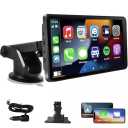 CRROPDA 7 Inch Portable Touch Screen Car Stereo with Wireless Carplay & Android