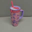 Ello Oasis 14 Oz Stainless Steel Toddler Tumbler with Handle & Retracting Straw, 100% Leakproof, Double-Wall Vacuum Insulated, Kids Water Bottle for School, BPA Free, Dishwasher Safe, Unicorns