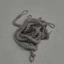 Curtain Tiebacks Ropes, 6pcs Decorative Handmade Tie Backs Curtain Holdbacks Holders Cord for Window Sheer Drapes Indoor Outdoor, Beige