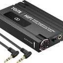 Professional 16-600 Bluetooth Headphone Amplifier with Bass Boost,3.5mm Portable HiFi Earphone Amplifiers,Gain Switch Bass Volume Adjust & Aluminum Case,Rechargeble Headphone Amp for Laptop