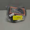 Switch 2 Accessories Bundle for Nintendo, 16-in-1 Game Kit: Carrying Case, Screen Protectors with Alignment Frame, Steering Wheels, Grips for Joycon Controller, Dockable Console Protective Cover Shell (Black (No Controller))