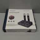 Rybozen Wireless Microphone Karaoke Mixer System, Dual Handheld Wireless Microphone for Karaoke, Smart TV, PC, Speaker, Amplifier, Church, Wedding - Support HDMI, AUX In/Out