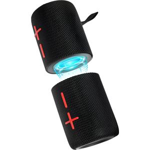 2 in 1 Magnetic Dual Splittable Bluetooth Speaker, IPX6 Waterproof Split Portable Wireless Speaker with 20W Loud Stereo Sound, Bluetooth V5.3, 24H Playtime, Multiple pairing for Home, Outdoor or Travel