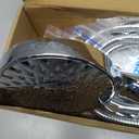 SR SUN RISE Filtered Shower Head with Handheld High Pressure 9 Spray Mode Showerhead Detachable Shower Head Water Softener Filters Beads for Hard Water Remove Chlorine 1 Filter Chrome