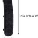 Garneck Chair Armrest Pad Office Gaming Chair Armrest Cushion Pillow Cover Support for Elbow Forearms (Black)