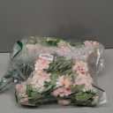 Tigeen 12 Pcs Peonies Artificial Flowers Faux Roses Silk Flowers Hydrangea Artificial Bouquet for Wedding Table Centerpiece Floral Vase Home Office Bridal Decor (Pink)