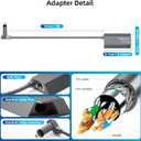 Starlink Ethernet Adapter for Rectangular Satellite Internet V2, Starlink Adapter Ethernet Gen 2 for Wired External Network Fast & Stable Connection Star-Link Standard Actuated Gen 2