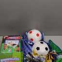 VATOS Toy Soccer Ball Game Set for Boys and Girls, Indoor Outdoor Backyard Toss Soccer Goal Game with 2 Balls, 1 Flannel Target, Soccer Toys for 3-5 6-8 8-12 Years Old Kids Birthday