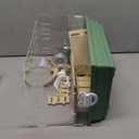 Cycodo 8 in 1 Acrylic Hamster Cage,2-Tier Dwarf Hamster Cage with Wooden Wheel & Hideout,Small Hamster Habitat with Accessories,Clear Pet Mice House(Green,14" L*10" W*11" H)