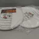 2Pack 15.8Inch LED Flush Mount Ceiling Light Fixture,32W 3200LM, Dimmable CCT 3000K/4000K/5000K,Round Flat Panel Light for Bedroom,0.7Inch Thin Modern Low Profile Ceiling Lights for Hallway,Kitchen