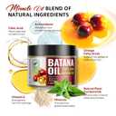 3 x Batana Oil for Hair Growth: 100% Pure Batana Oil for Strengthening Thin Hair - Hair Care Oil for Women To Nourish Dry Frizz Damaged Split End Hair 4.23 OZ