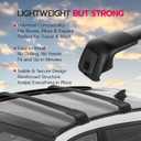 Roof Rack Cross Bars 165lbs Compatible with Hyundai Tucson 2016-2021 SEL/N Line, Heavy Duty Aluminum Roof Rails Crossbars Black Rooftop Cargo Carrier Luggage