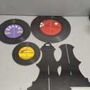 1950's Rock and Roll MusicTheme, 3-Tier Paper Record Cake Stand Cupcake Tower for 8-12 Cupcakes Perfect for 50's Theme Party Music Party Birthday Party Supplies, Gift for Music Lover