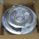 WB31T10010 WB31T10011 Drip Pans, 4 Pack (2x6" & 2x8"), Not Prone to Rust, Durable Easy to Clean, Fit for GE, Hotpoint, Kenmore Electric Stoves