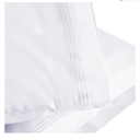 SUPERIOR 1000 Thread Count Egyptian Cotton Pillowcase Set, Pillow Covers for All Pillows and Sleepers, Soft Pillowcases for Bed Fashion, Basics, Large Cases, 2-Piece Set- Standard, White