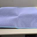 Cat Litter Mat, 24x18 Inches Large Double Layer Honeycomb Cat Litter Trapping Mat, Non Slip Waterproof Urine Proof Cat Litter Box Mat for Floor, Kitty Litter Rug, Cat Supplies, Blue