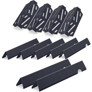 17" Flavorizer Bars and Grill Heat Deflectors for Weber Genesis II/LX 400 Series, Genesis E/S-410 E/S-415 E/S-435 E/S-440 Series Grill, Porcelain Steel 16GA Parts for Weber 66686 66041 66033
