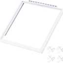 UPGRADED 241969501 Refrigerator Shelf Frame Compatible with Frigidaire Shelf Replacement Parts Crisper Drawer Pan Cover with 241993101 & 241993001 Crisper Cover Support LFSS2612TF0, FFSS2615TS0 Shelf