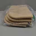 Dahey Over The Door Hanging Basket 4-Tier Woven Boho Wall Mounted Storage Organizer with Hooks for Bedroom Nursery Bathroom Apartments Dorm Pantry Decor, Jute