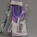 Conair Curl Define Pro Hair Brush for Curly Hair, Dual-Vent Design with Continuous Grooves, Mixed Bristles for Frizz-Free Detangling, Smoothing, and Curl Definition (Purple Pulse)