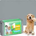 FXW Washable Pee Pads for Dogs, Puppy Pads with Super Absorbent, Specifically Designed for FXW Rollick/Homeplus 32inch 6 Panels Dog Playpen, 43" x 71" Rectangle, Gray, 1 Pack