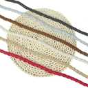10 Yard 3/8''(1cm) Twisted Trim Cord Rope,10mm Nylon Twisted Cord Thread String for Home Decor, Crafts Making and Costume Crafting (Cream)