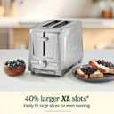Cuisinart 2-Slice XL Slot Stainless Steel Toaster, Stainless Steel, CPT-1600