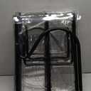 Shepherds Hook for Outdoor Bird Feeders Pole 60 Inch Tall, Adjustable Heavy Duty Garden Hanger Stake Pole with 5 Prong Base, Shiny Black (2 Packs)