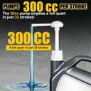 30cc Hand Oil Transfer Pump Fluid Pump for Gallon Bottles and Wide-Mouth Quart Bottles - Transfers Gear Oil, Transmission Fluid, Differential Fluid, and Antifreeze