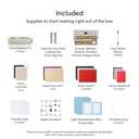 Cricut Explore 5 Essential Bundle with Rainbow Sampler + EasyPress 9x9