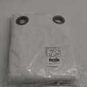 NICETOWN Natural 100% Blackout Linen Curtains 84 inch Long Burg for Living Room, 2 Panels, 52" Wide, Farmhouse Thick Completely Blackout Window Treatment Thermal Insulated Warm Drapes for Winter